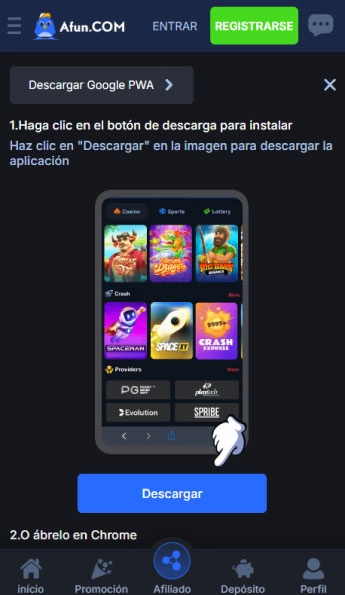 APP descargar de afun.com